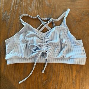 Light Blue Bathing suit Top Size 2XL